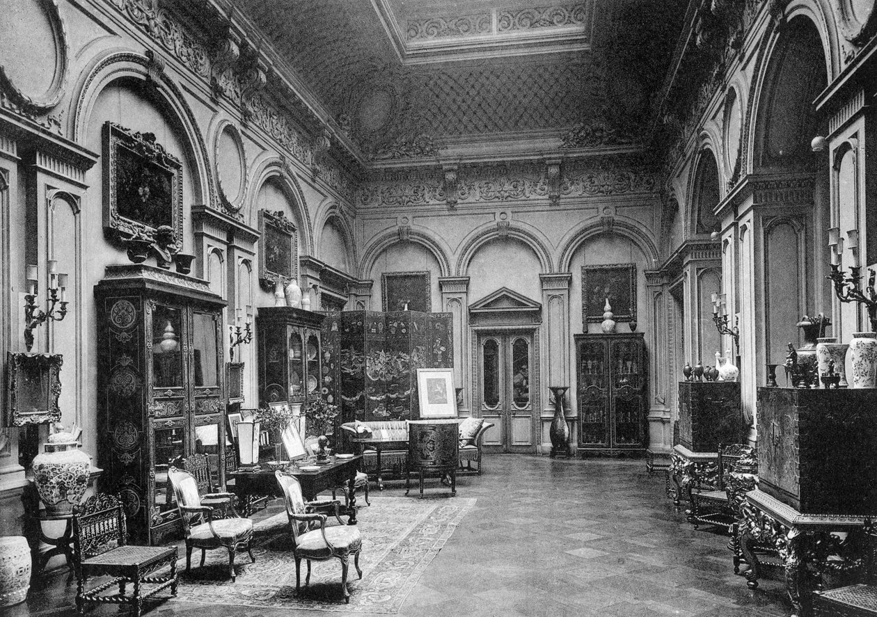 A szalon, Montagu ház, 1908. alkotó: Bedford Lemere and Company