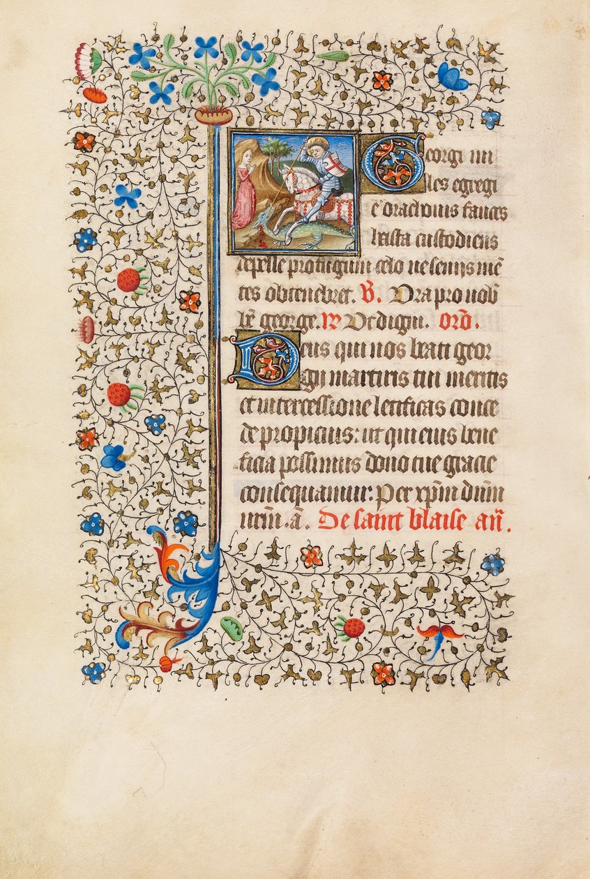 Szent György és a sárkány alkotó: Bedford Master