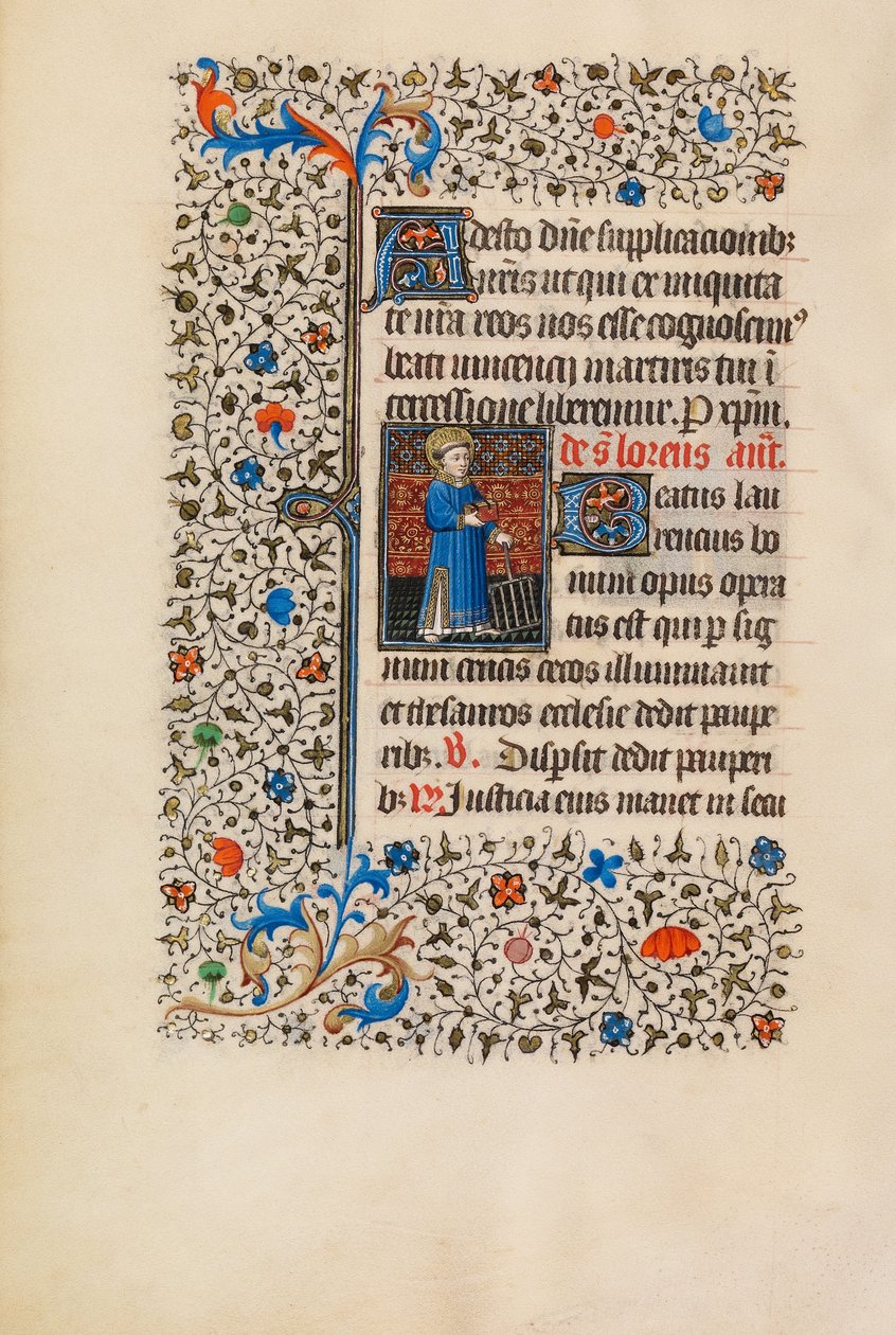 Szent Lőrinc a Gridironnal alkotó: Bedford Master