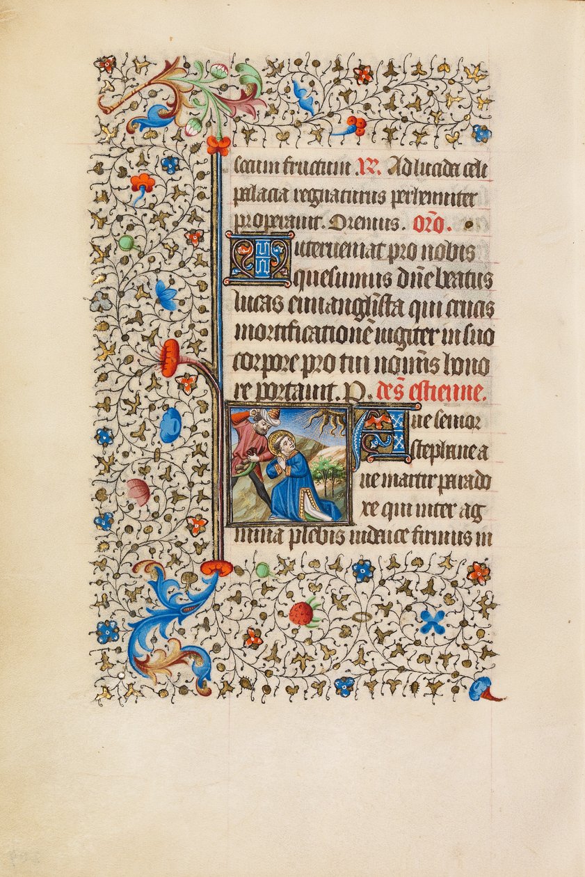 Szent István megkövezése alkotó: Bedford Master