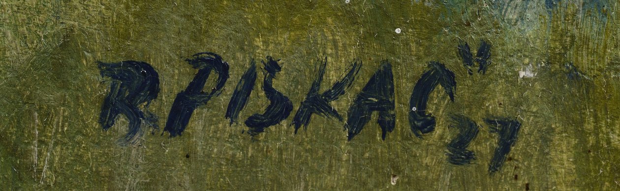 Bedřich Piskač - aláírás alkotó: Bedřich Piskač