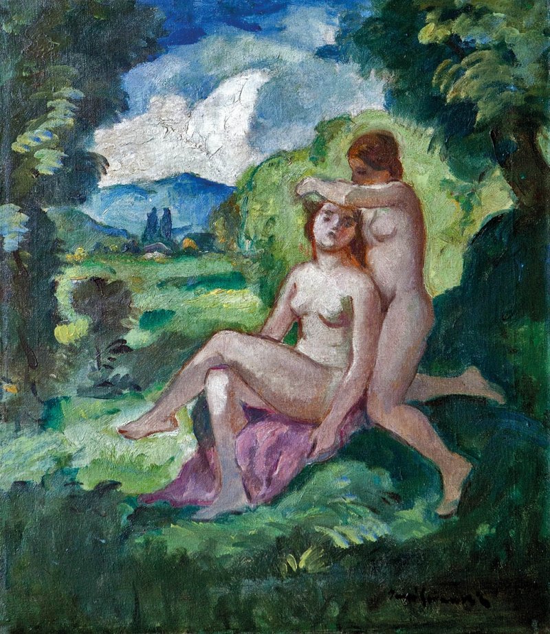Lanyok a folyopartonnEnglish: Girls on the Riversiden alkotó: Bela Ivanyi Grunwald