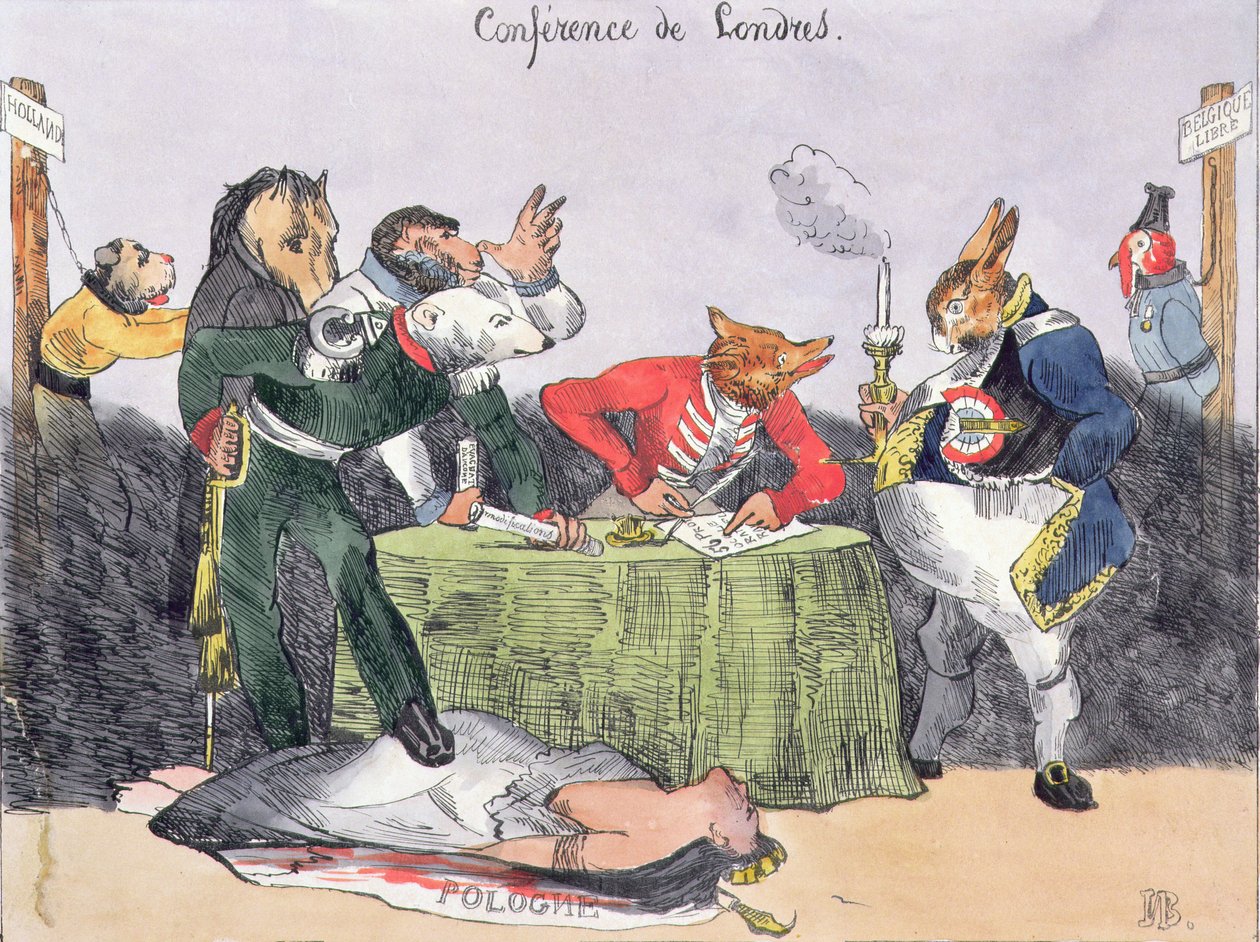 Konferencia Londonban, 1830. november 4-én alkotó: Belgian School