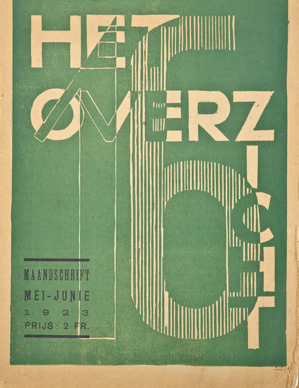 A „The Overview” folyóirat 1923-as számának borítója, 1923 alkotó: Belgian School