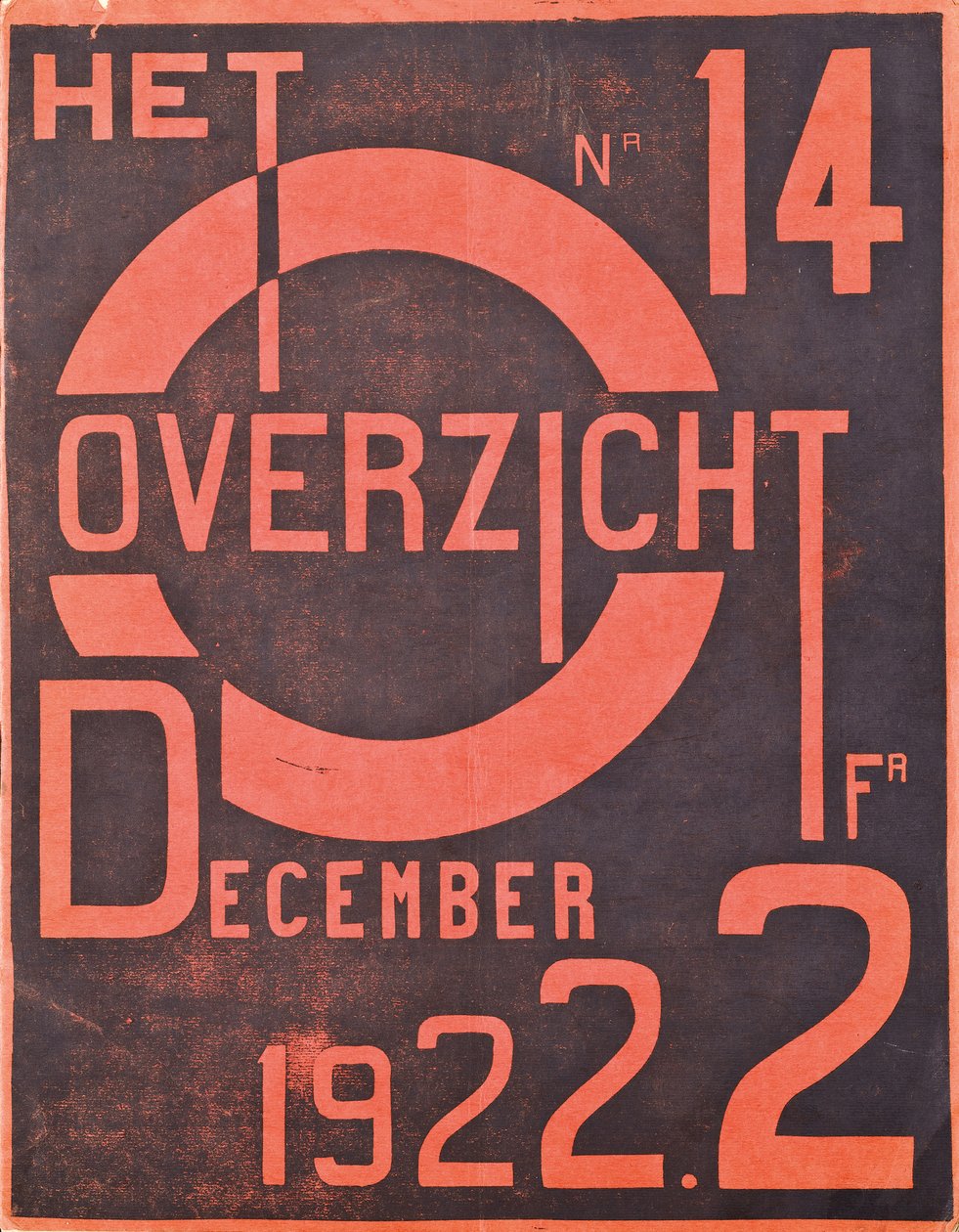 A The Overview folyóirat 1922. decemberi számának borítója, 1922 alkotó: Belgian School