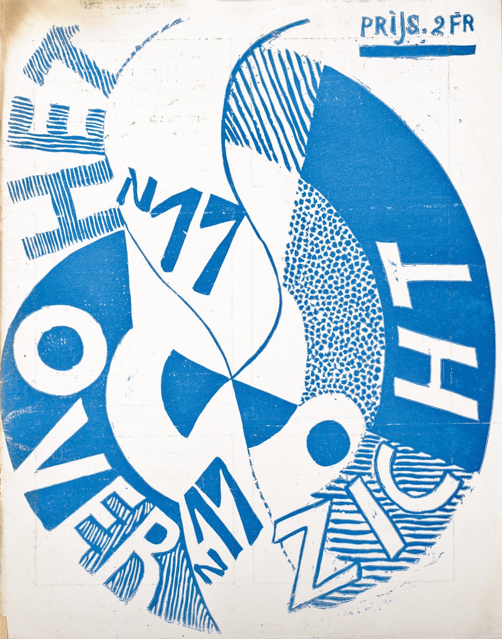 A „The Overview” magazin borítója, c. 1922-1925 alkotó: Belgian School