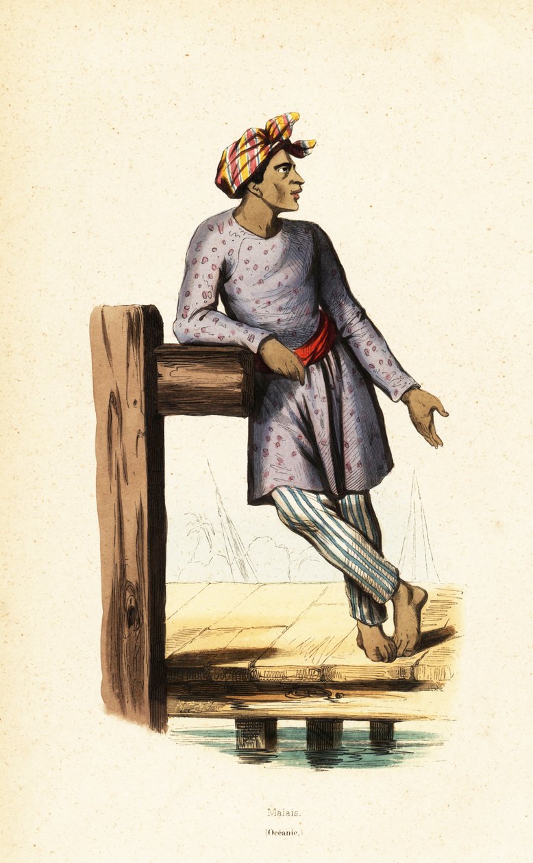 Szingapúri maláj férfi alkotó: Belgian School
