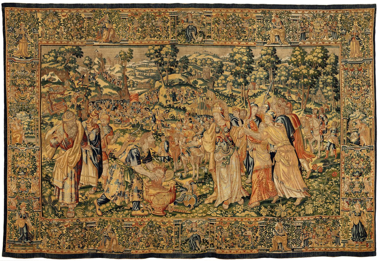 II. Nagy Cyrus története, 1590 körül (szőttes) alkotó: Belgian School