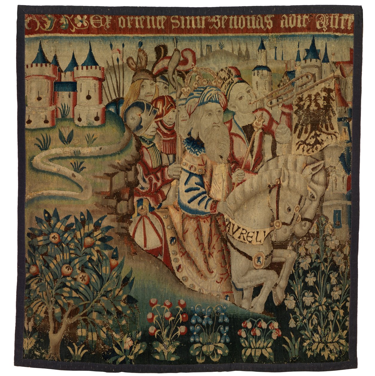 Tapestry, Return of Marius Aurelius, probably from Flanders or Tournai alkotó: Belgian School