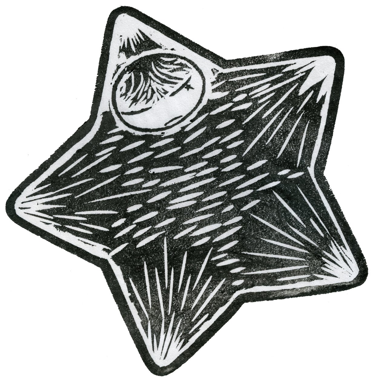 Star Child, 2013 (akvarell, washi) alkotó: Bella Larsson