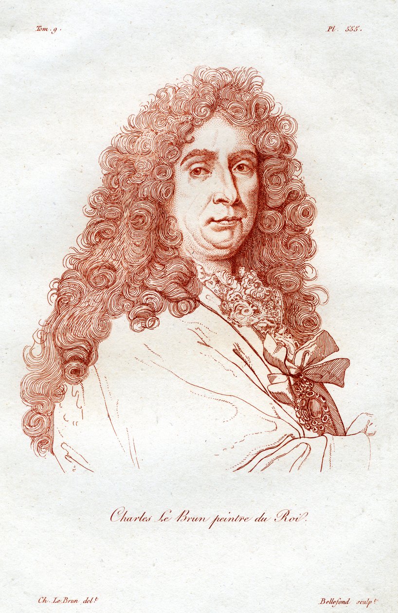Charles le Brun, francia barokk kori festő, XIX. alkotó: Bellefond