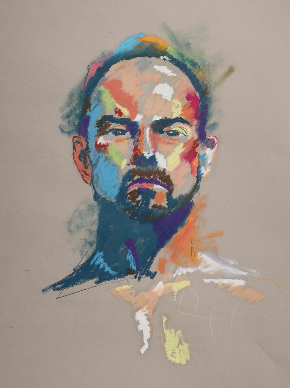 Color Study 10, 2023 (pasztell, papír) alkotó: Ben Benet