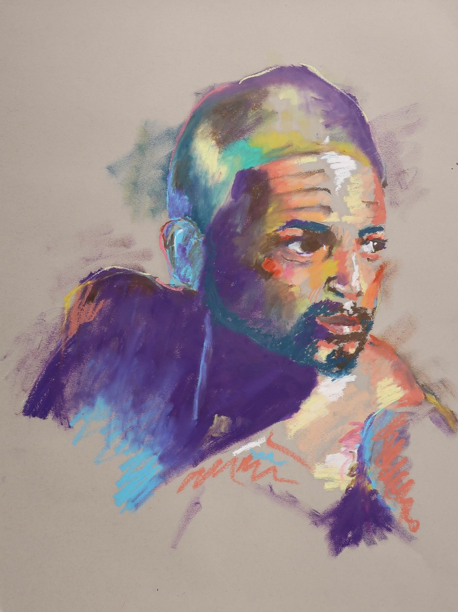 Color Study 11, 2023 (pasztell, papír) alkotó: Ben Benet