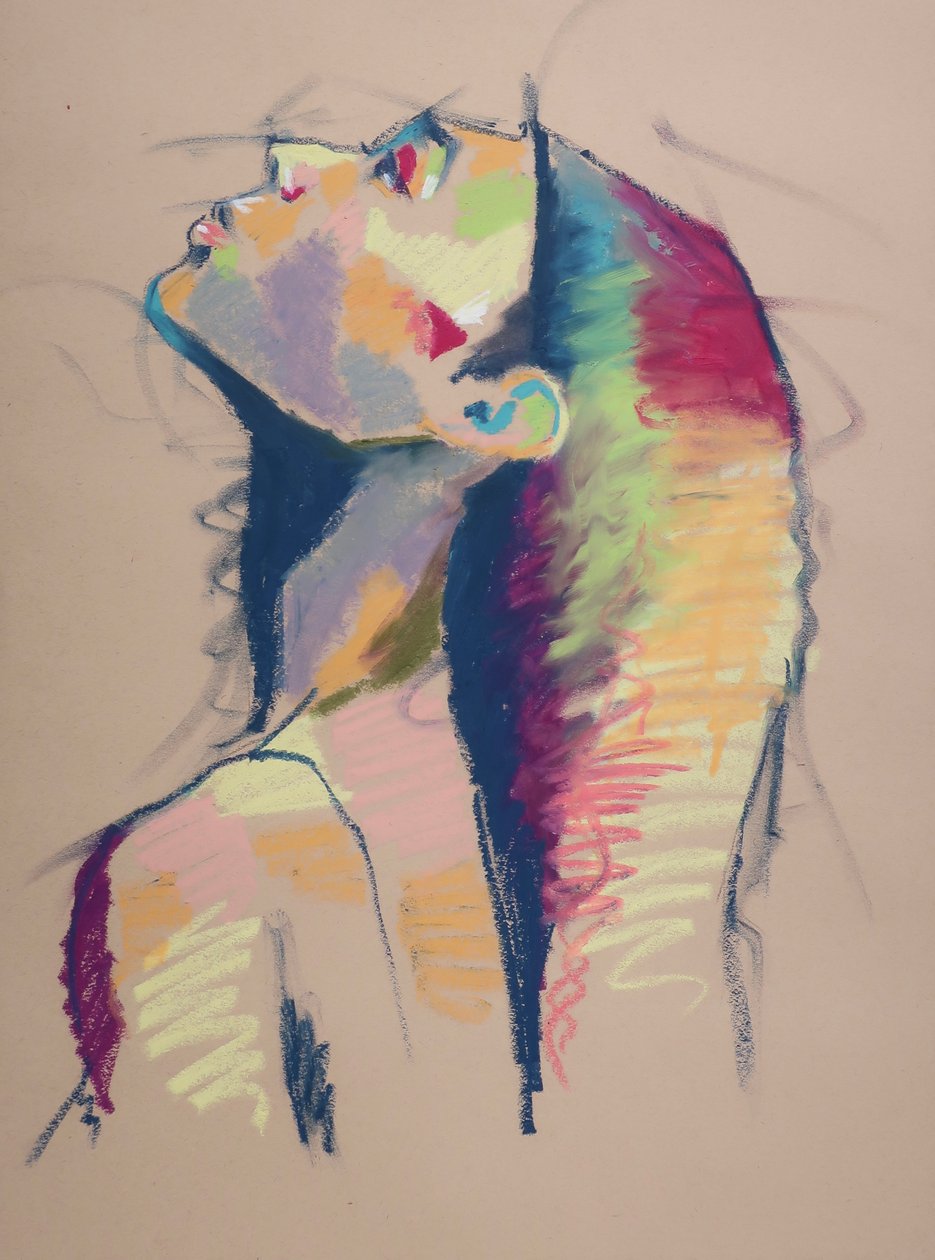 Color Study 15, 2023 (pasztell, papír) alkotó: Ben Benet