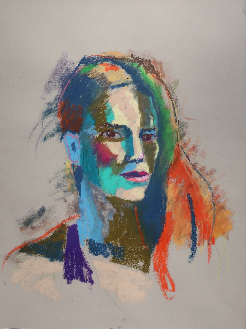 Color Study 1, 2023 (pasztell, papír) alkotó: Ben Benet