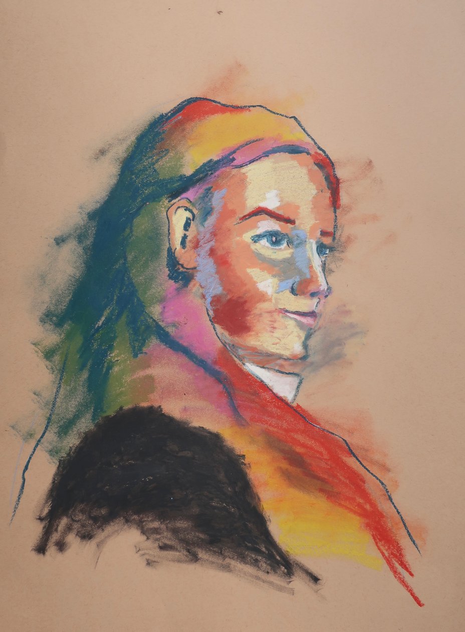 Color Study 4, 2023 (pasztell, papír) alkotó: Ben Benet