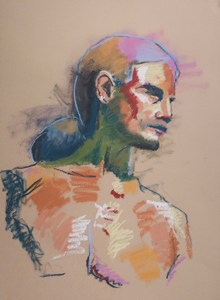 Color Study 6, 2023 (pasztell, papír) alkotó: Ben Benet