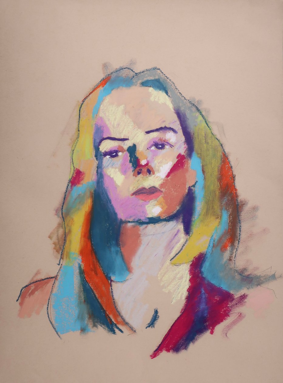 Color Study 8, 2023 (pasztell, papír) alkotó: Ben Benet