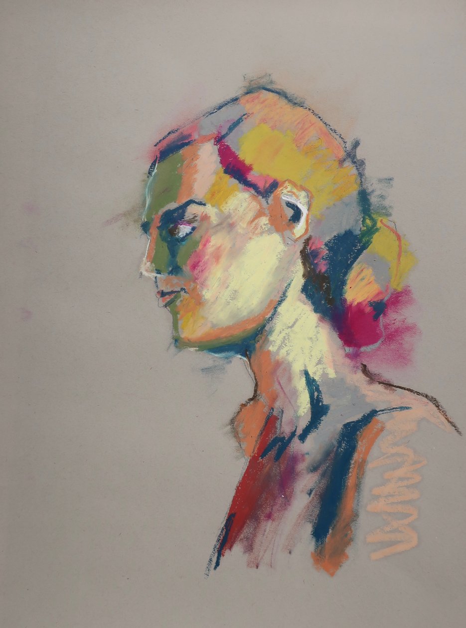 Color Study 9, 2023 (pasztell, papír) alkotó: Ben Benet