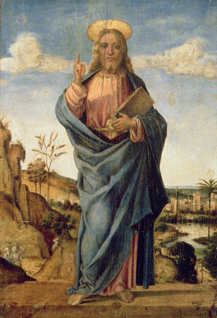 Krisztus, a Megváltó (panel) alkotó: Benedetto Diana