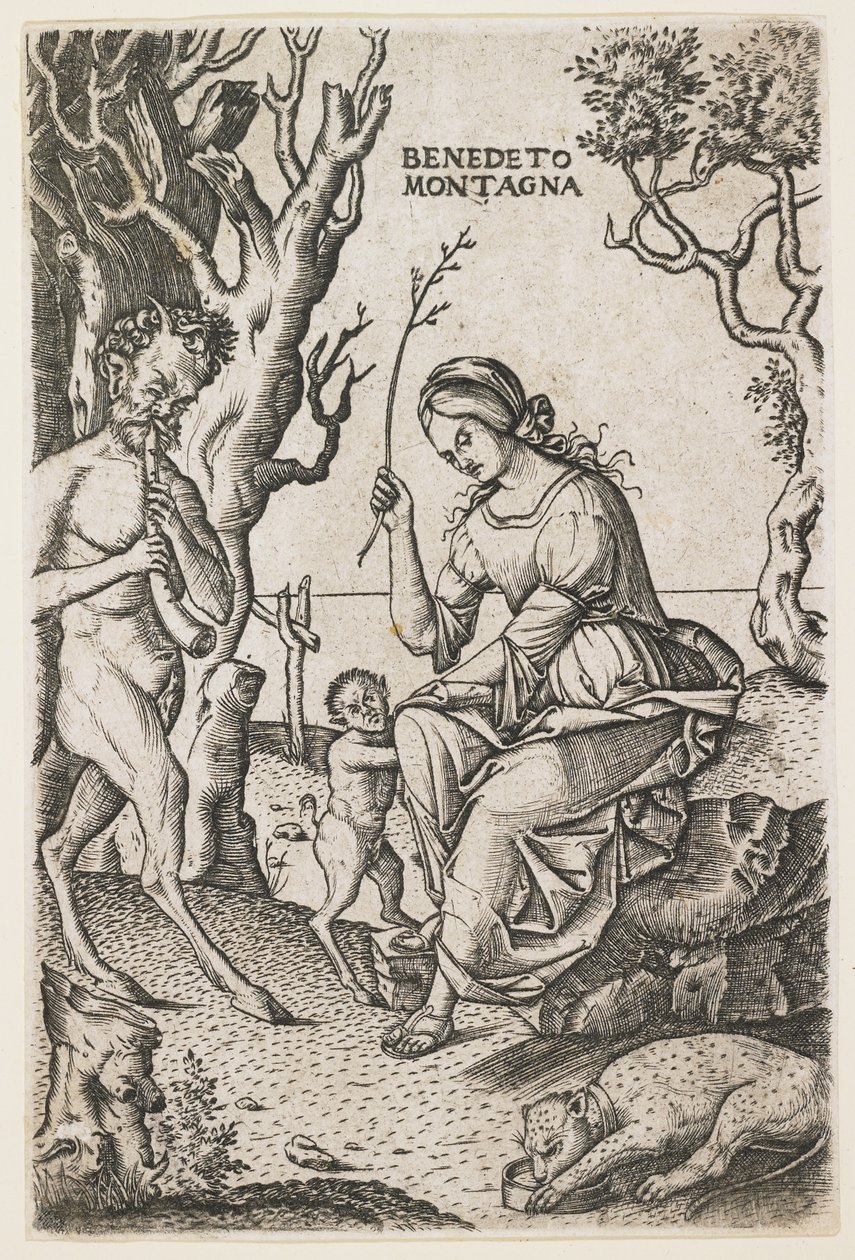 Szatyrok családja, 1520 körül alkotó: Benedetto Montagna