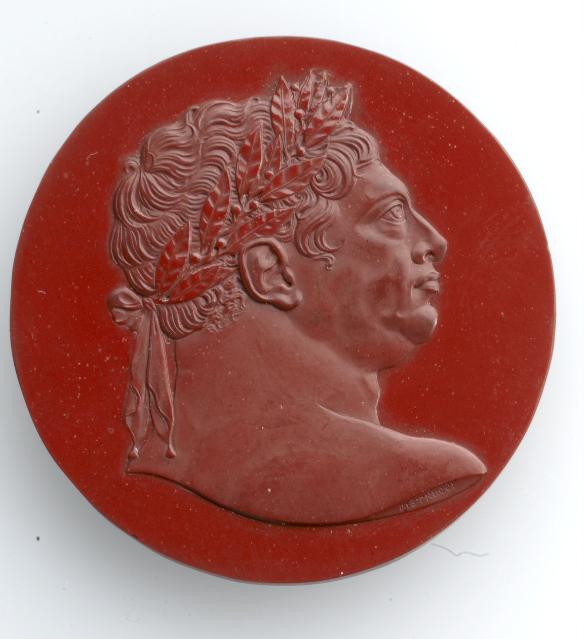 III. György kameója, 1816 (jáspis) alkotó: Benedetto Pistrucci