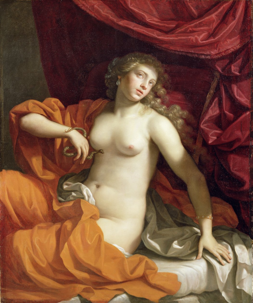 Kleopátra, 1674-75 körül alkotó: Benedetto the Younger Gennari