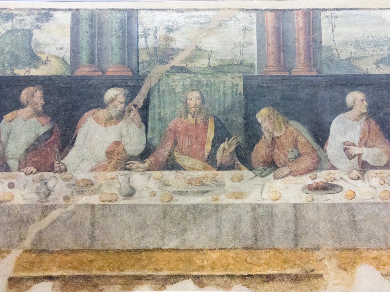Az utolsó vacsora, részlet alkotó: Benedetto Coda