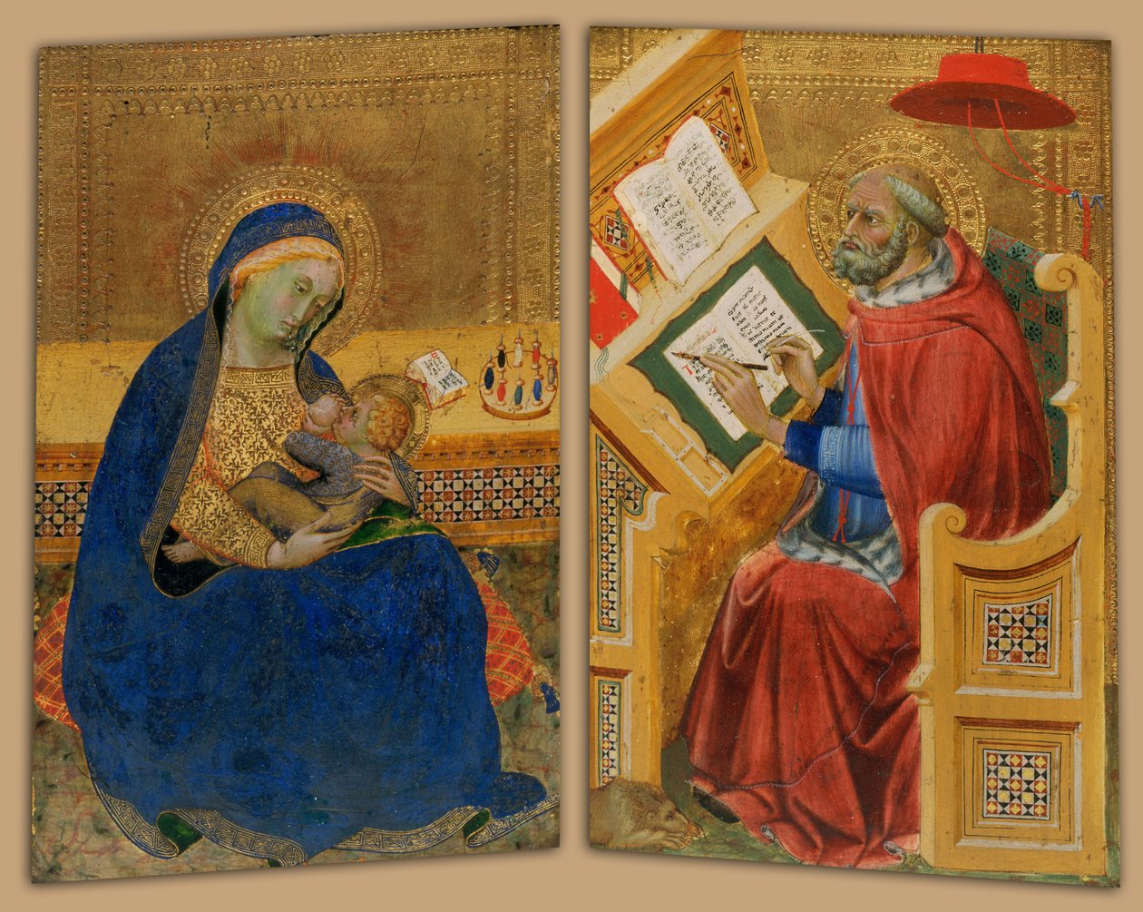 Alázat Madonna és Szent Jeromos alkotó: Benedetto di Bindo