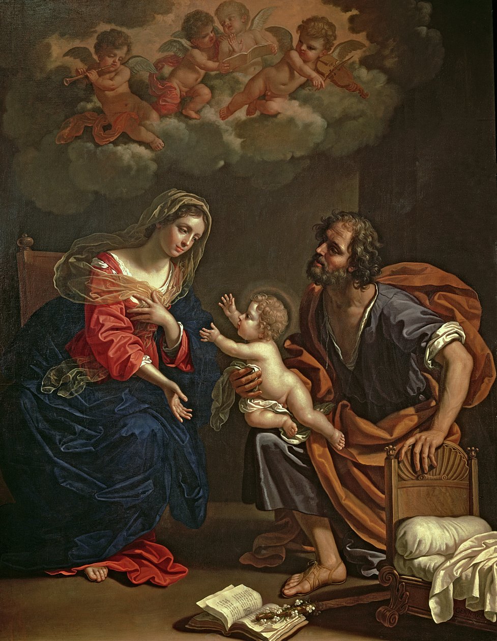 A Szent Család alkotó: Benedetto the Younger Gennari