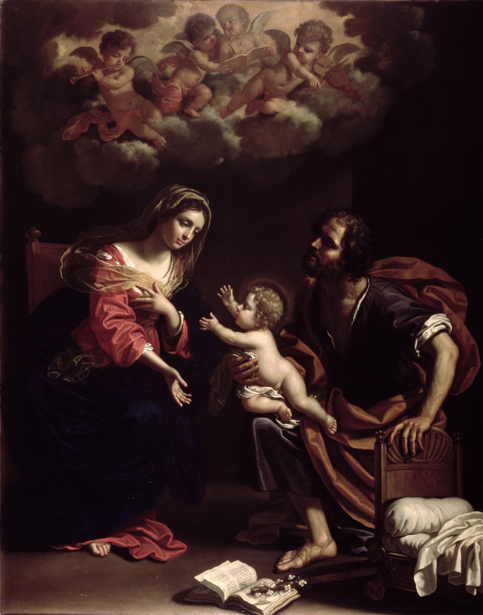 A Szent Család, 1682 alkotó: Benedetto the Younger Gennari