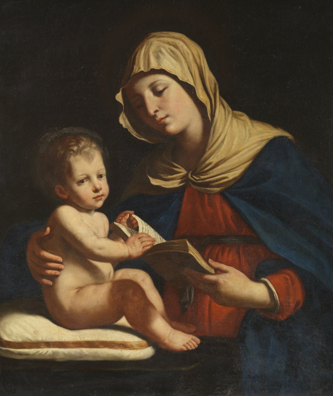 Szűz és gyermek, 1655-60 körül alkotó: Benedetto the Younger Gennari