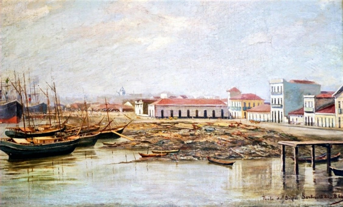A püspök kikötője 1886n alkotó: Benedito Calixto