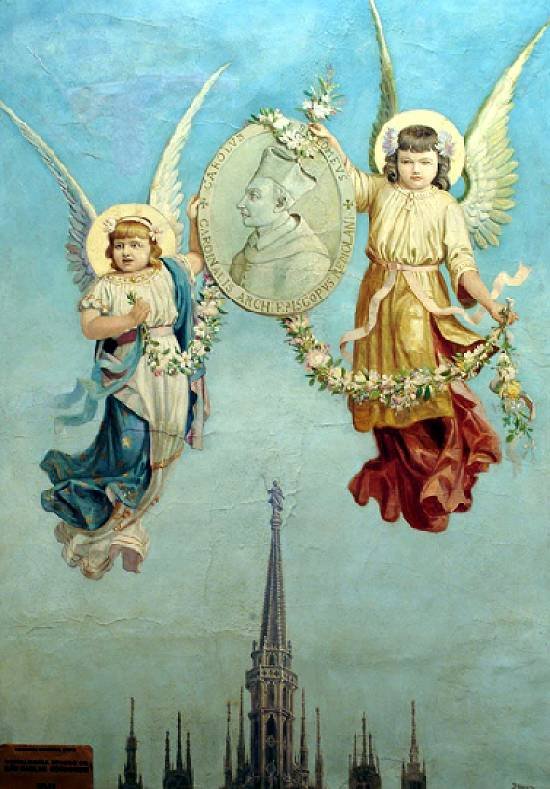 Saint Charles Borromeon igazi képe Portugues: Sao Carlos Borromeun igazi képe alkotó: Benedito Calixto