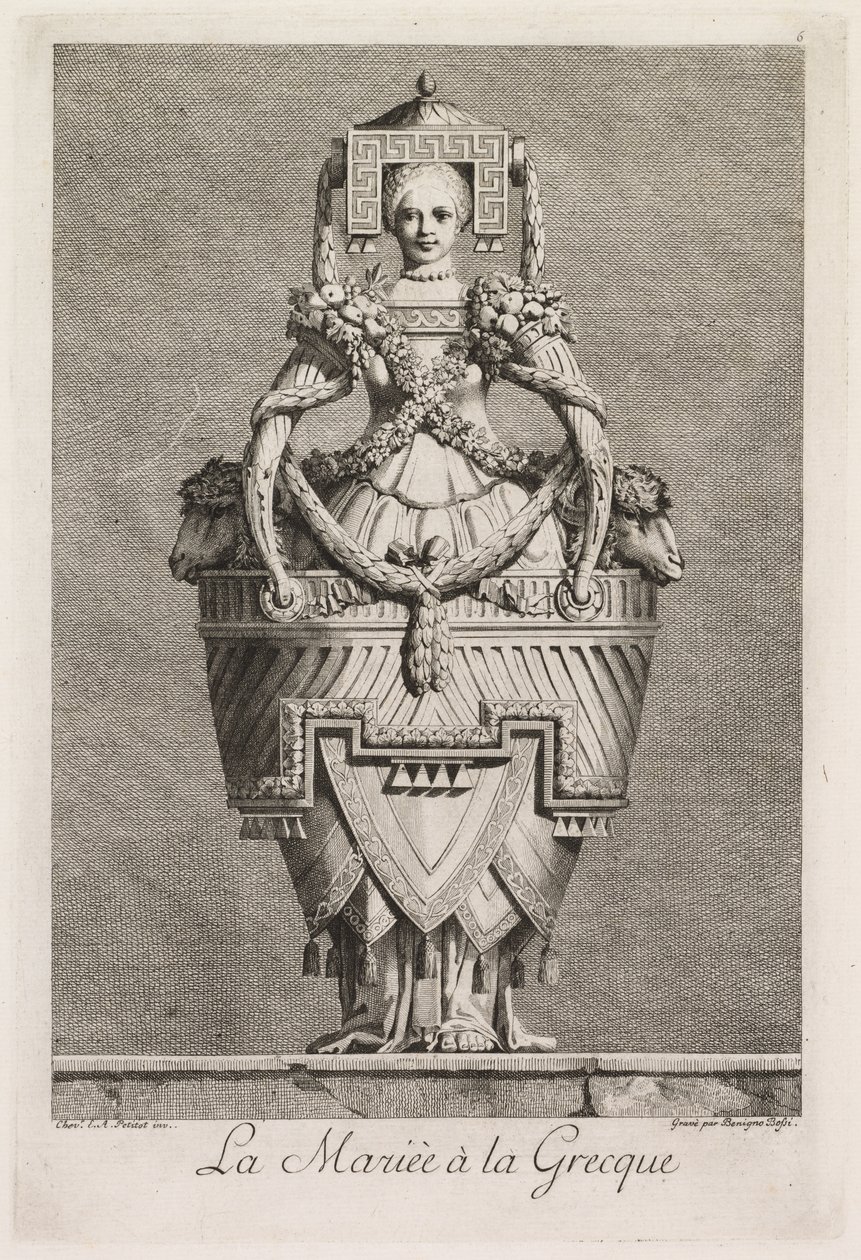 Görög maszkabál: A görög menyasszony 6. tábla, 1771. alkotó: Benigno Bossi