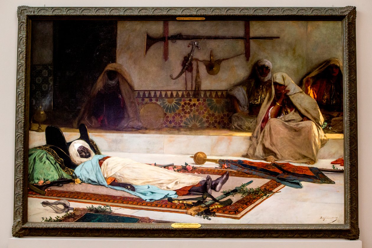 Temetés napja, Marokkó, 1889 alkotó: Benjamin 1845 1902 Constant
