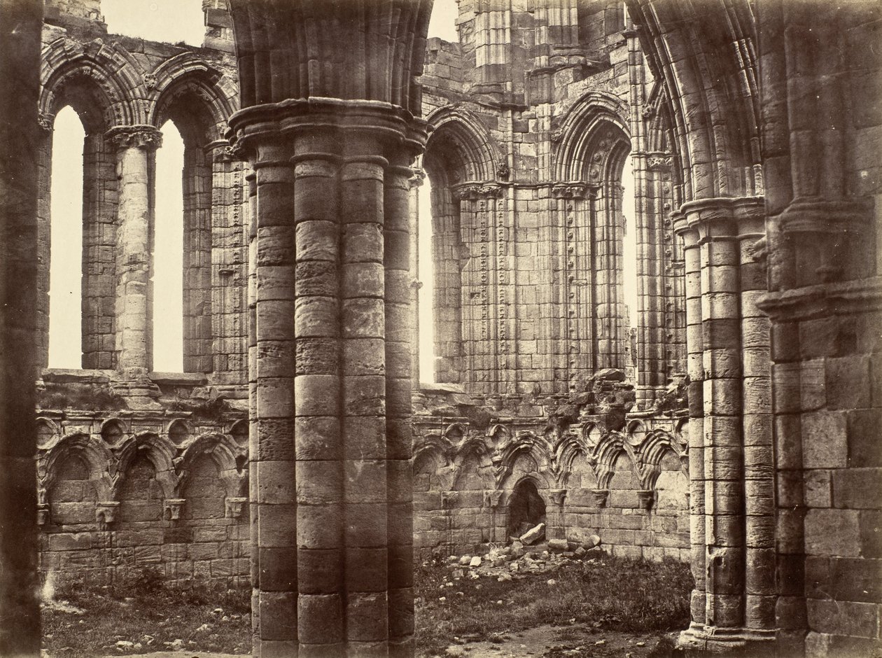 Whitby apátság, Yorkshire, Észak -Transept alkotó: Benjamin Brecknell Turner