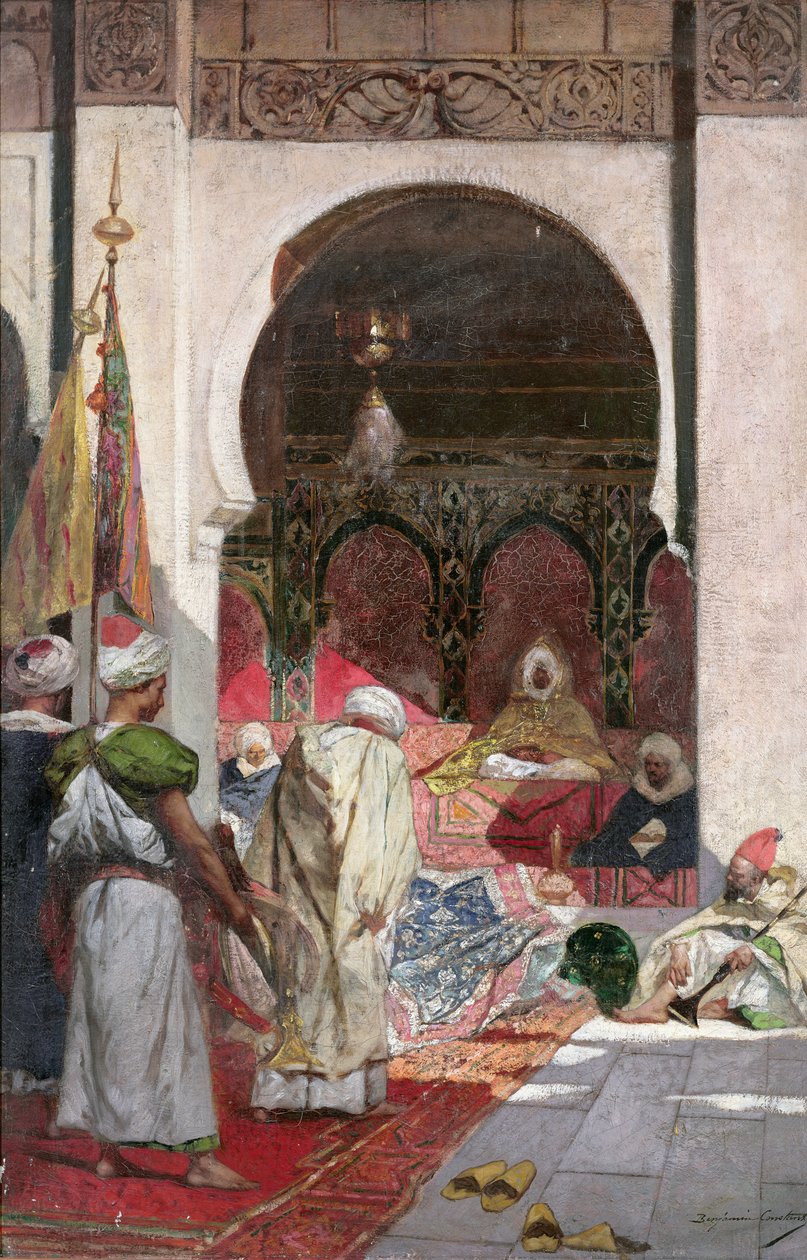 Egy úr jelenléte, 19. század, alkotó: Jean Joseph Benjamin Constant