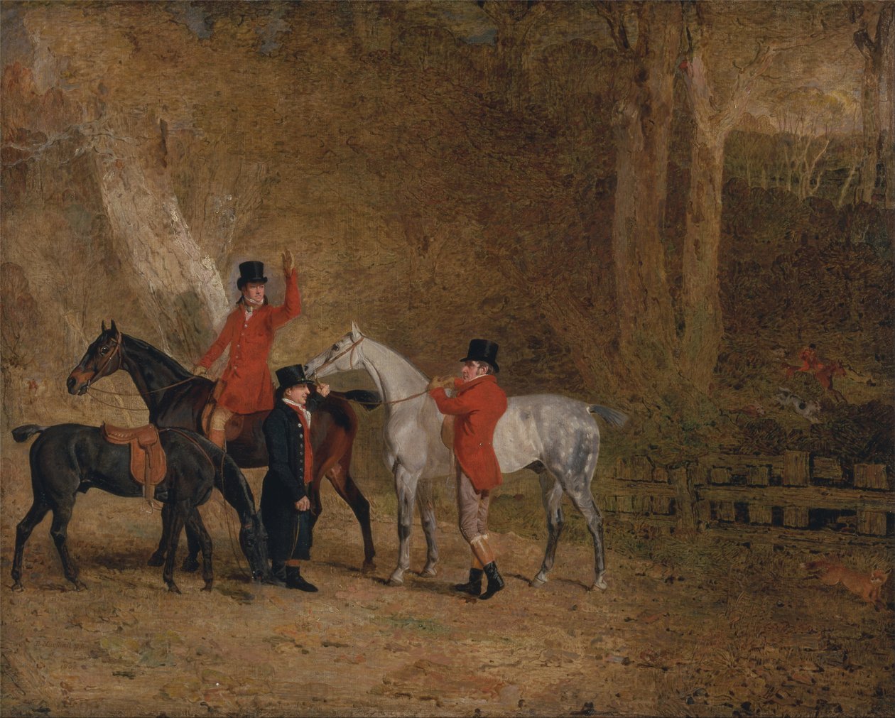 Foxhunting Scene alkotó: Benjamin Marshall