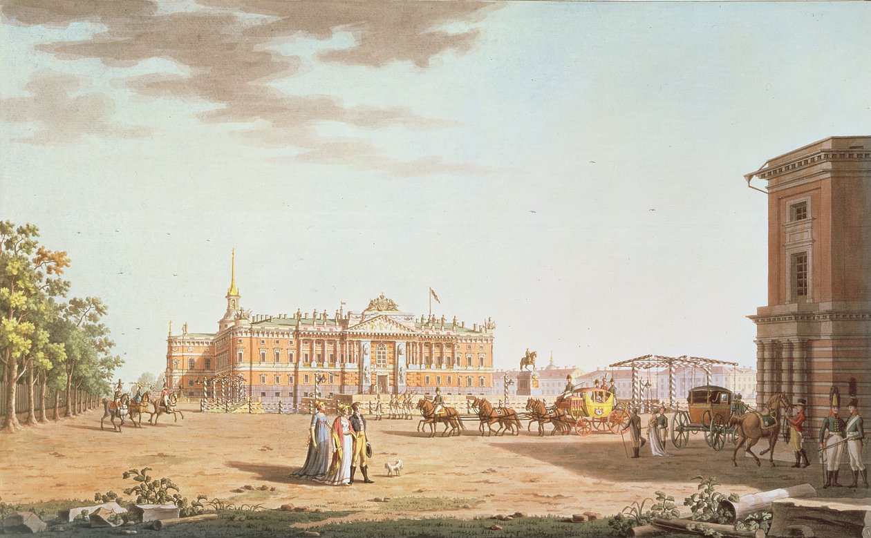 Szentpétervári Szent Mihály-kastély homlokzata alkotó: Benjamin Patersson