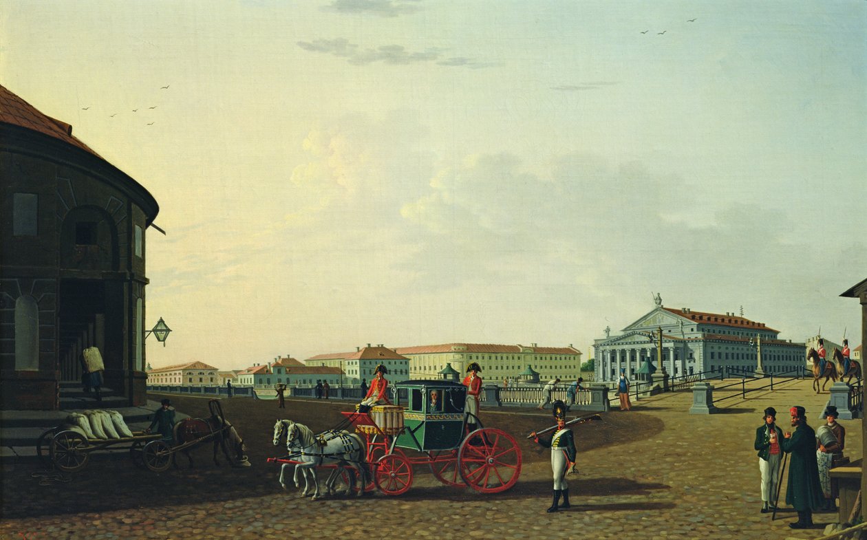 A szentpétervári Bolsoj Színház, 1802 alkotó: Benjamin Patersson
