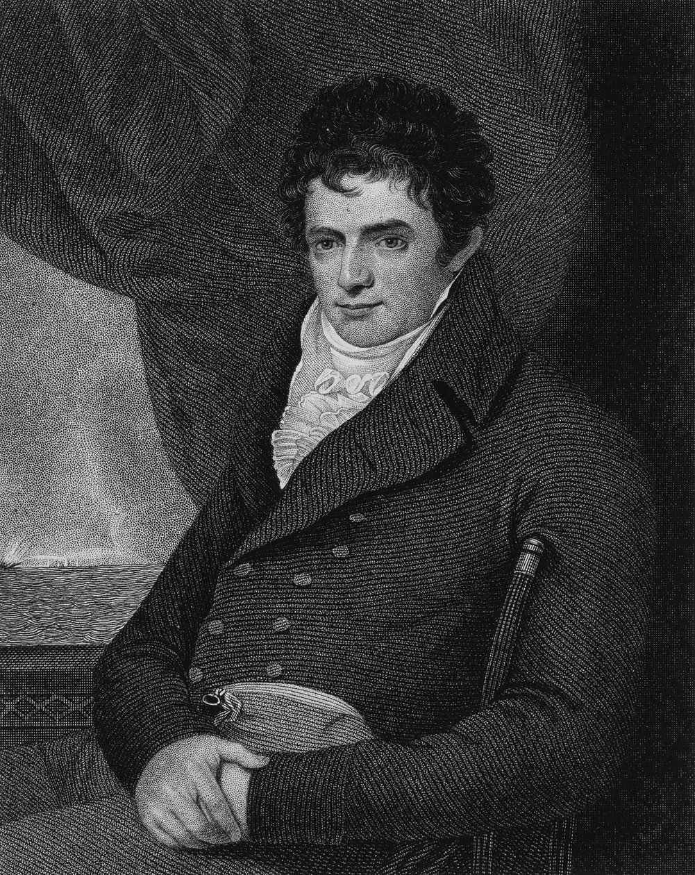 Robert Fulton (1765-1815), George Parker (1834-1868) metszete. alkotó: Benjamin West