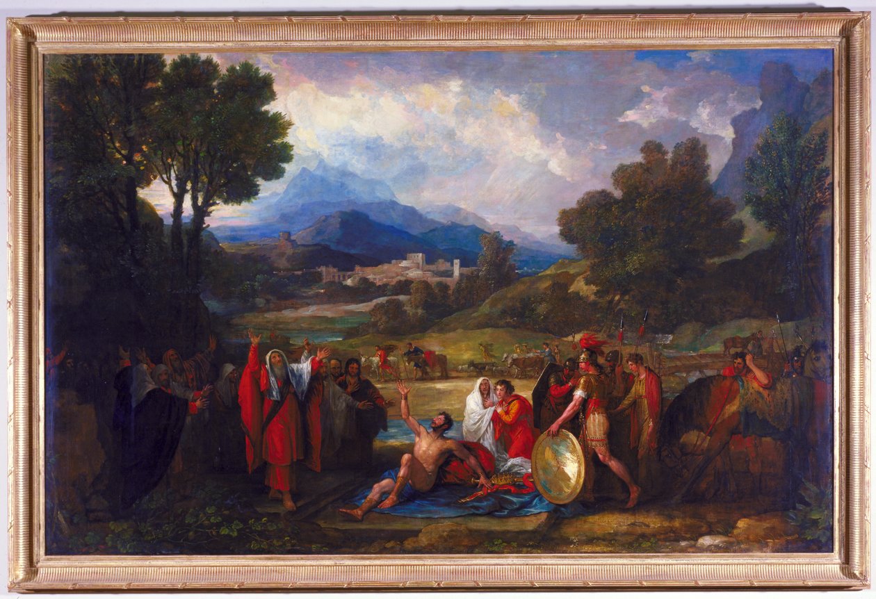 Saul Sámuel és a próféták előtt, 1812 alkotó: Benjamin West