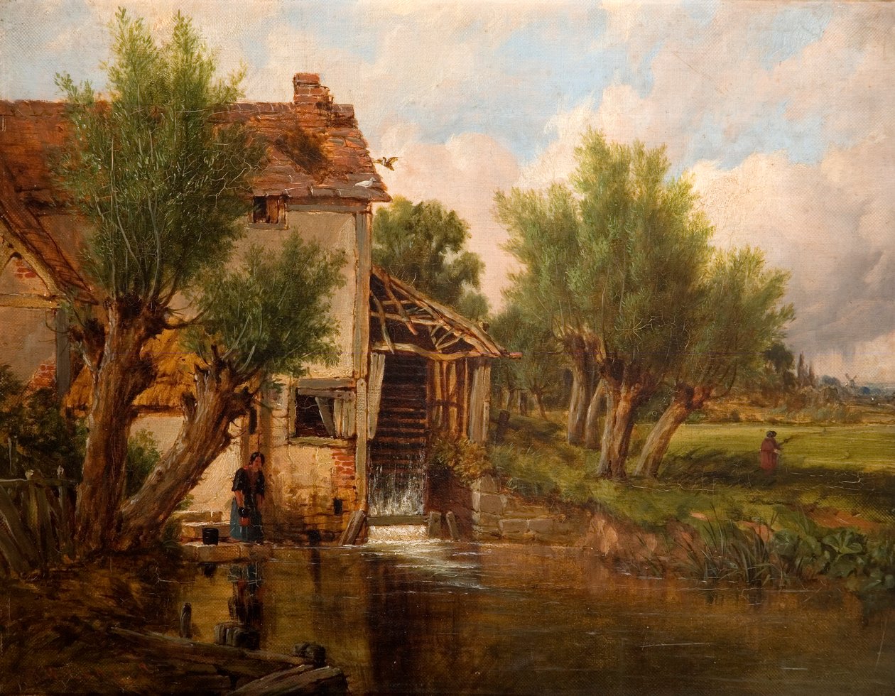Egy régi malom Worcester közelében, 1880 alkotó: Benjamin Williams Leader