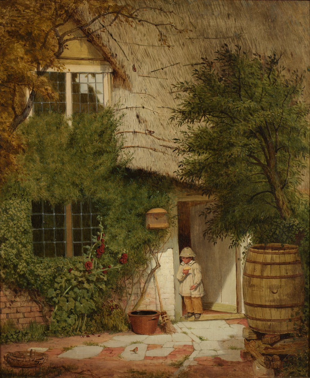 A barátságos vörösbegy, 1856 alkotó: Benjamin Williams Leader