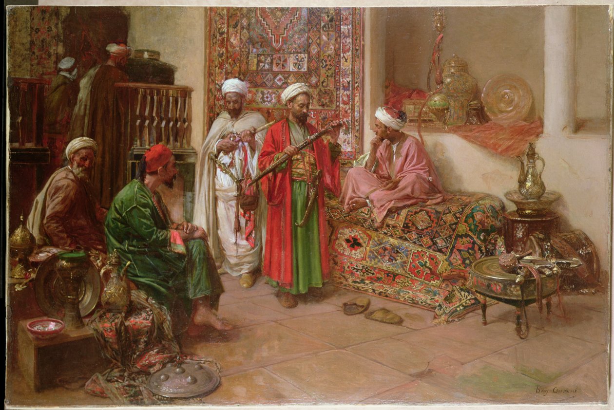 Arabok a belső térben alkotó: Benjamin 1845 1902 Constant
