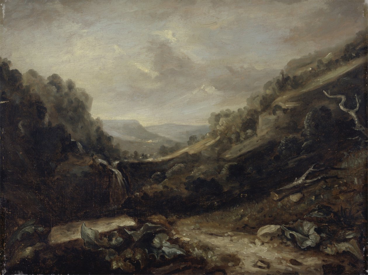 West Country táj (olaj, vászon) alkotó: Benjamin Barker