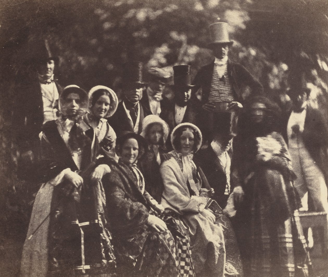 Esküvői Csoport, c. 1852 vagy 1853. alkotó: Benjamin Brecknell Turner