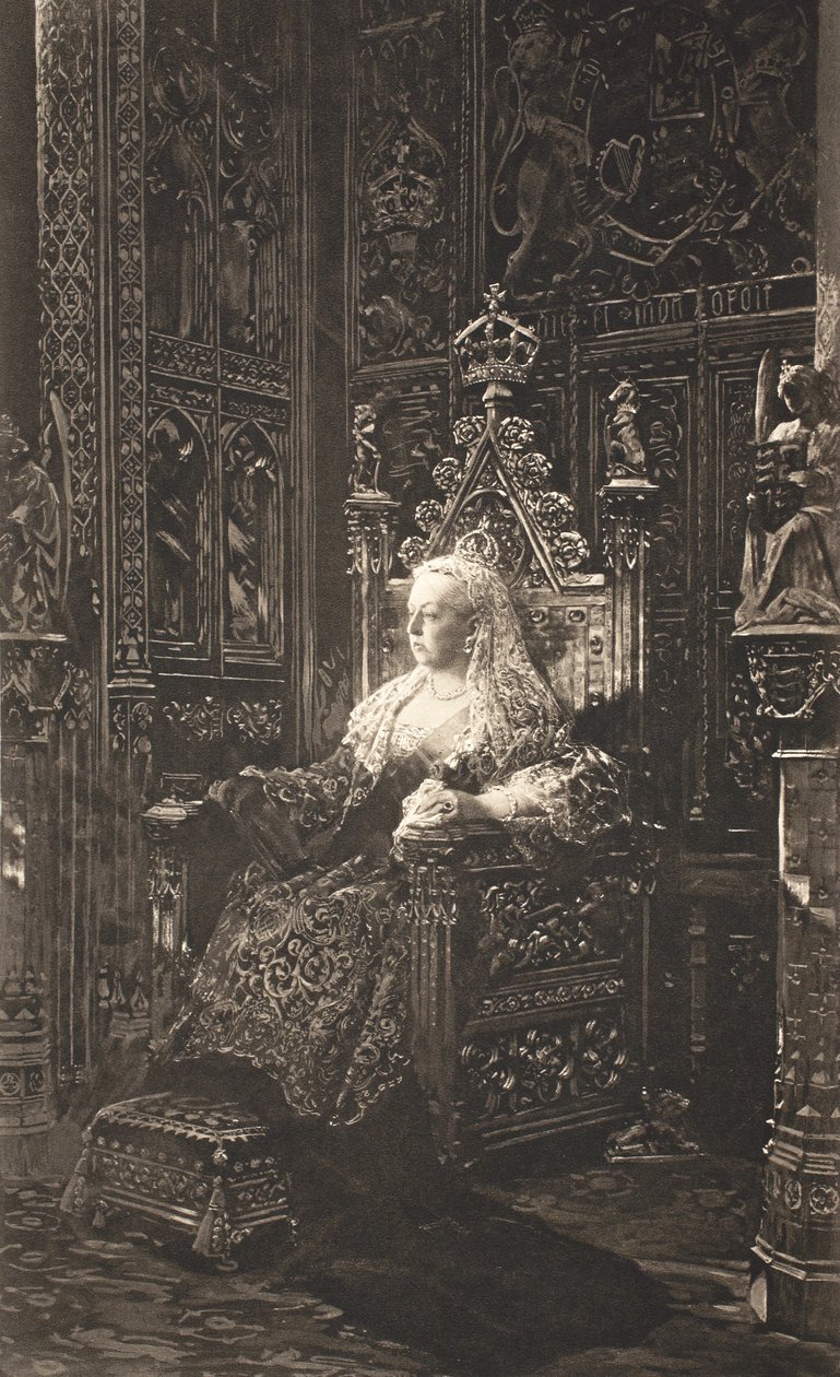 Viktória királynő, 1901. alkotó: Benjamin Constant