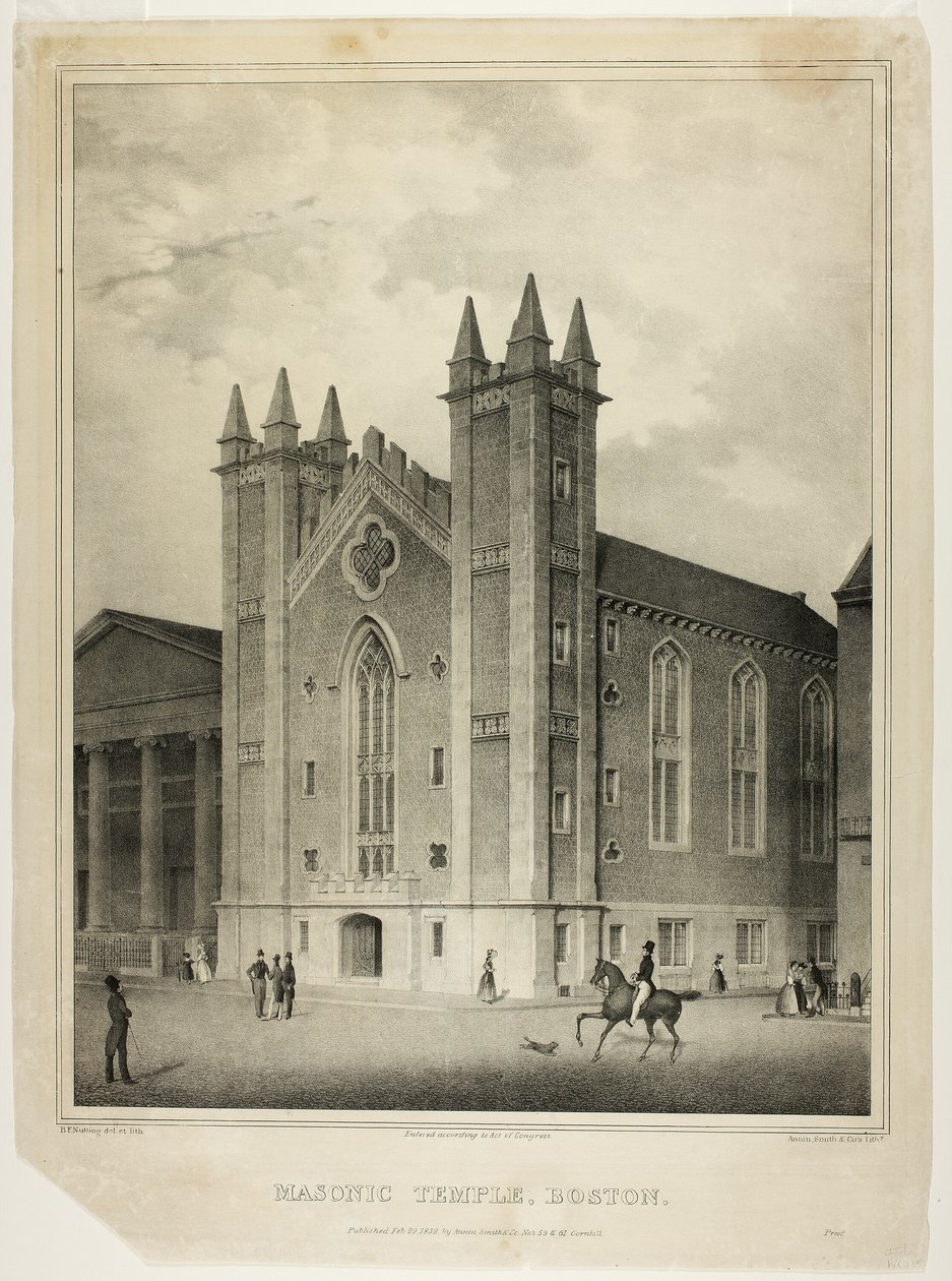 Szabadkőműves templom, Boston alkotó: Benjamin F. Nutting